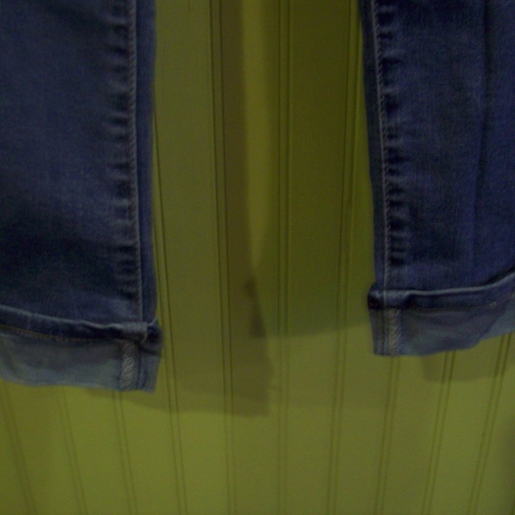 Blue Candy Skinny Jeans Denim Double Button Size 0 - Picture 4 of 8